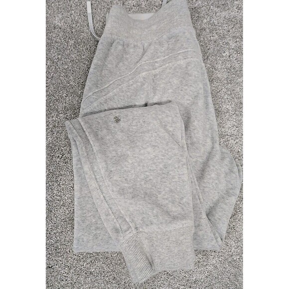Lululemon Warm Down Jogger Velour Heathered Gray Women’s Size 6/8 30" Waist - Picture 8 of 8